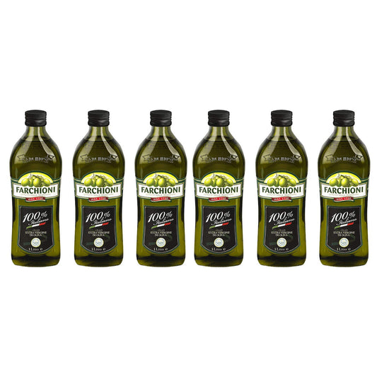 6 Bottiglie di Olio Farchioni Italiano Extra Vergine