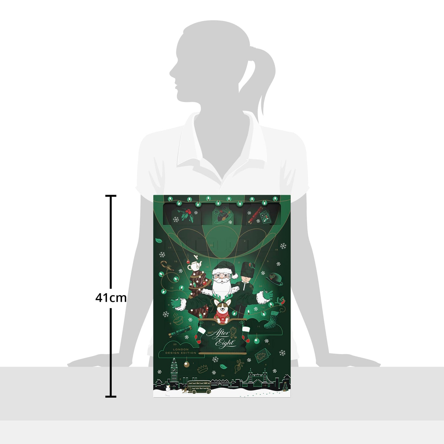 After Eight Calendario dell'Avvento con cioccolato e menta 199 g