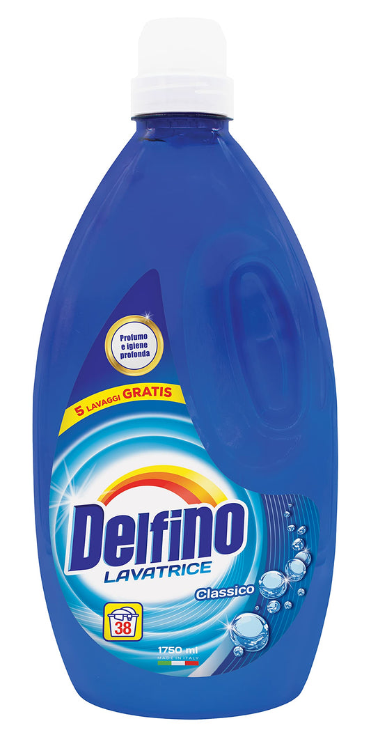 DELFINO Lavatrice classico 38 misurini 1,75L detergente per bucato