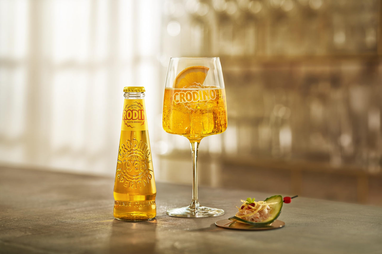 Crodino Biondo - Aperitivo Analcolico Pronto da Bere, 3 Bottigliette da 17,5 cl