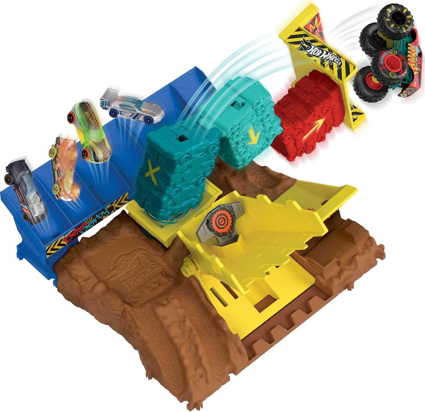 Hot Wheels - Monster Trucks: Playset Arena Smashers