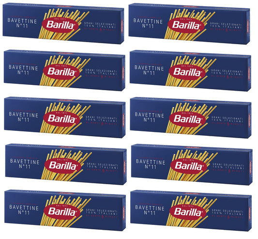 10 x Barilla Bavettine No. 11 Italian Pasta 500g