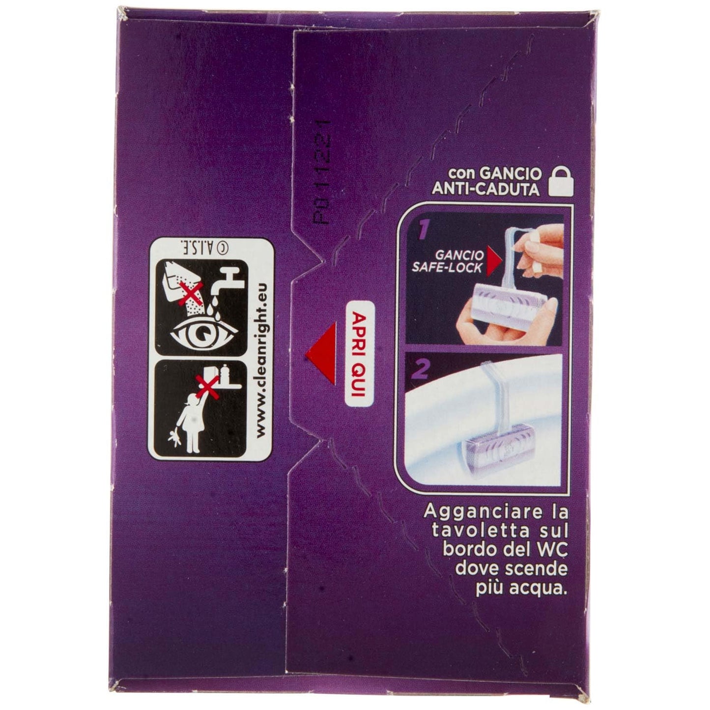 Wc Net Detergente Igienizzante Solido WC Profumoso , 4 Pezzi