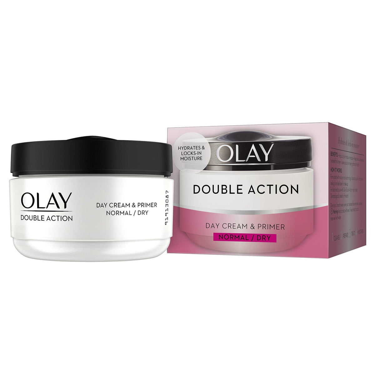 Olay Double Action Moisturiser Day Cream and Primer, 50 ml