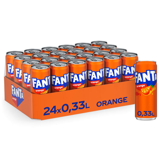 Fanta Arancione 330 ml (Confezione da 24 x 330 ml