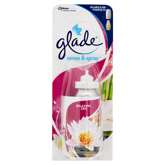 Glade Sense e Spray Ricarica Deodorante per L'Ambiente, Mughetto di Bosco, 18ml