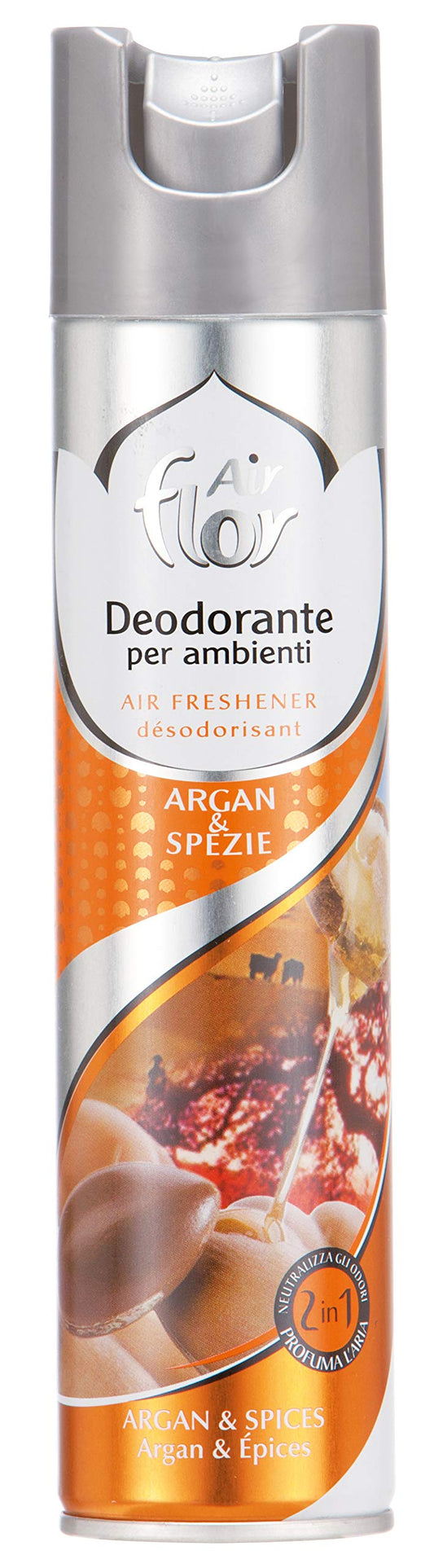 AIR FLOR Set 24 AIR FLOR Spray argan/spezie 300 ml. deodorante casa