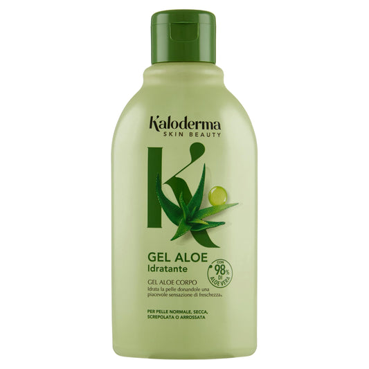 Kaloderma Gel Aloe Corpo Idratante per Pelle Normale, Secca, Screpolata o Arrossata, 300 ml