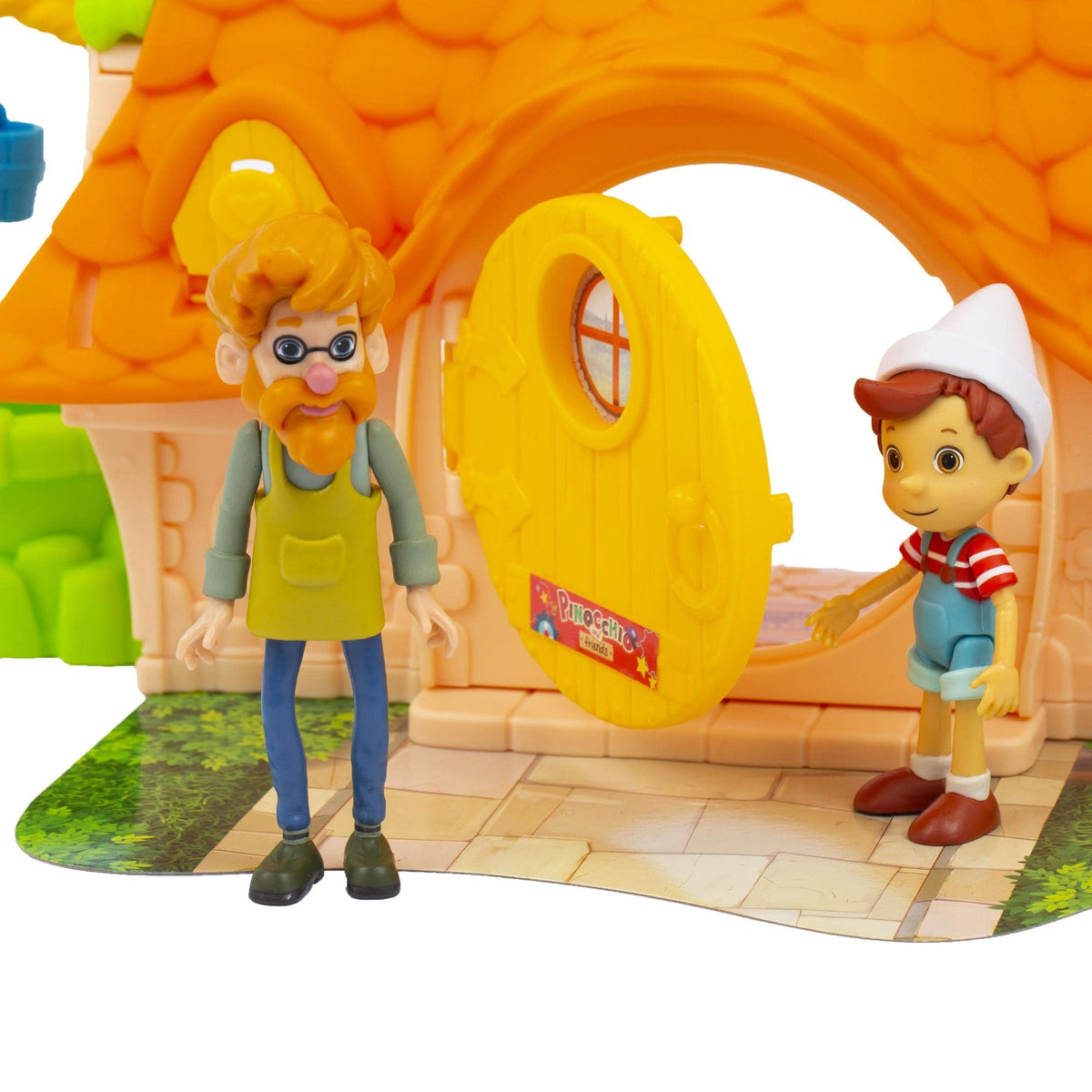 Giochi Preziosi Pinocchio - Playset Con Doppia Ambientazione La Casa E Il Negozio Di Giocattoli Di Geppetto Con 2 Personaggi Inclusi, Per Bambini A Partire Dai 3 Anni, PNH05000