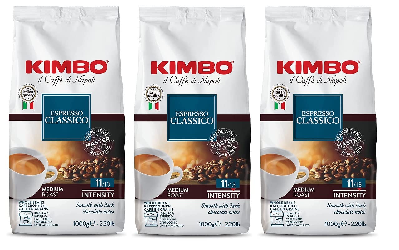 Kimbo in Grani Espresso Classico (3 X 1KG / 3KG)
