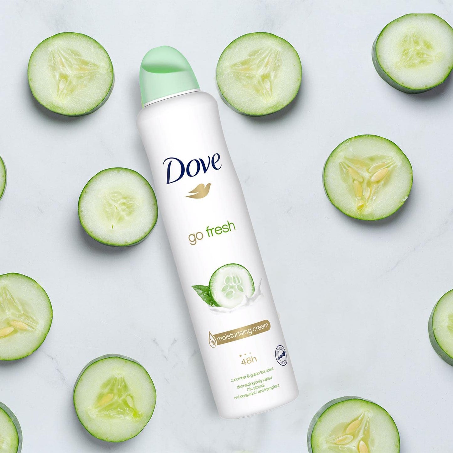 Dove Go Fresh Cucumber Anti-Perspirant Deodorante Spray 250ml