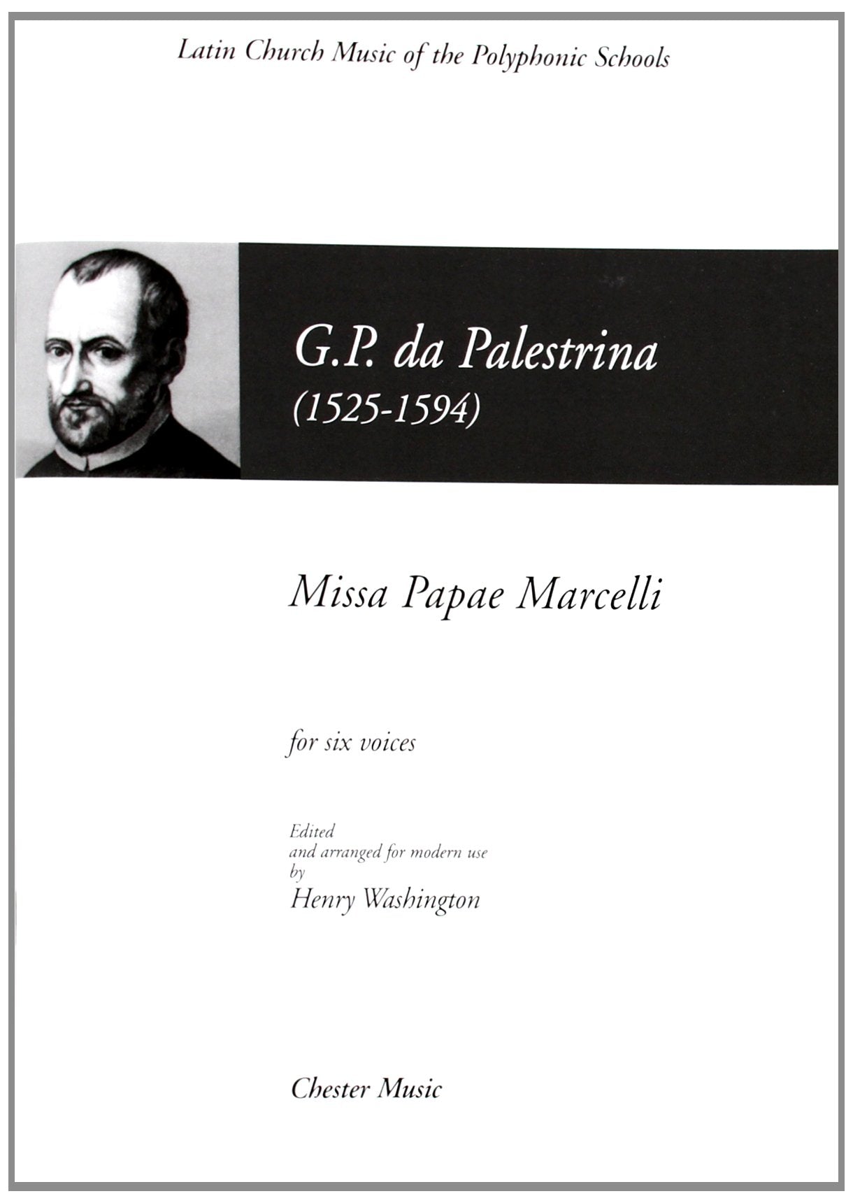 Missa Papae Marcelli: For Six Voices