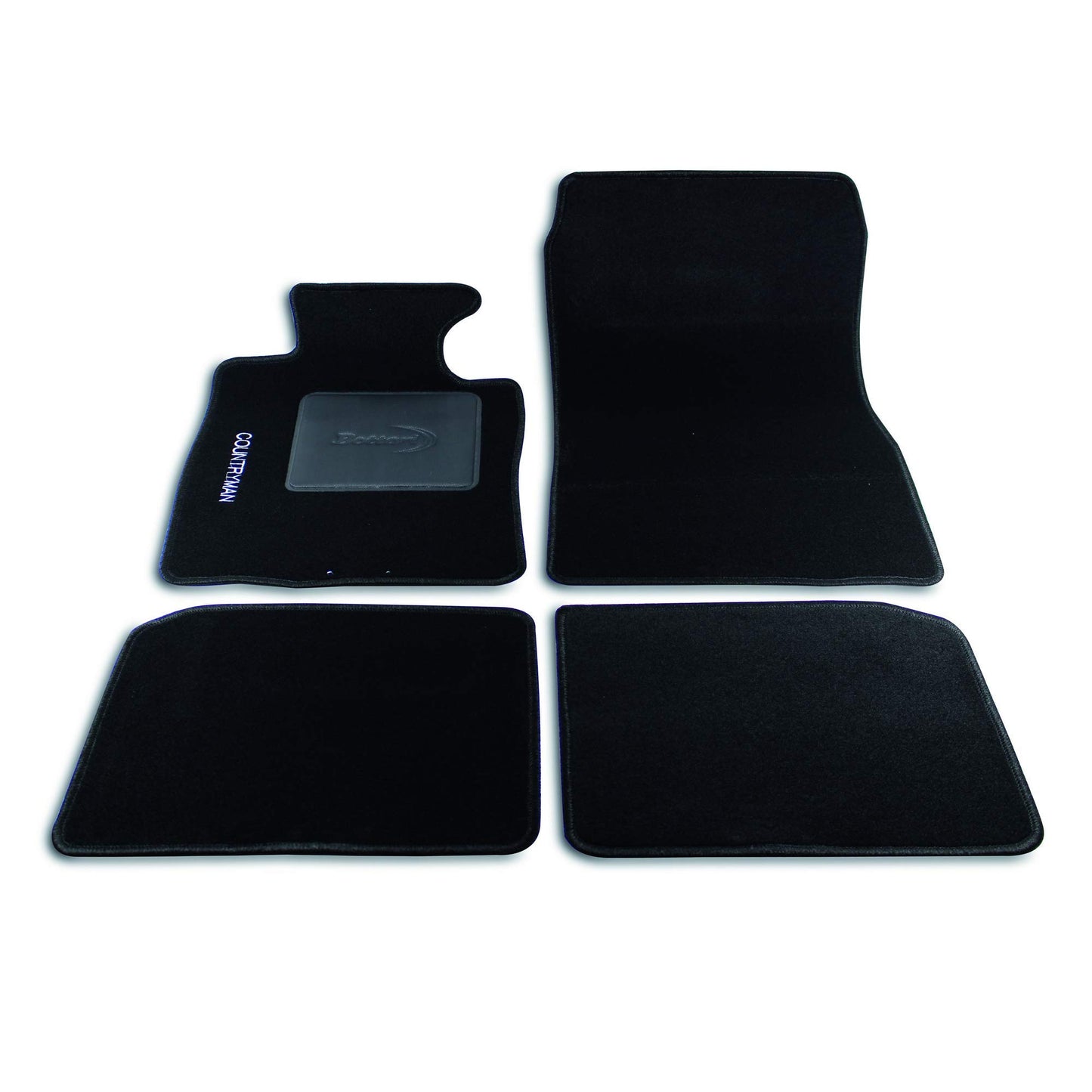 Bottari 39063 Set Tappeti Auto su Misura in Moquette per MINI Countryman produzione dal 2004 al 2016 , Nero, 4 Pezzi