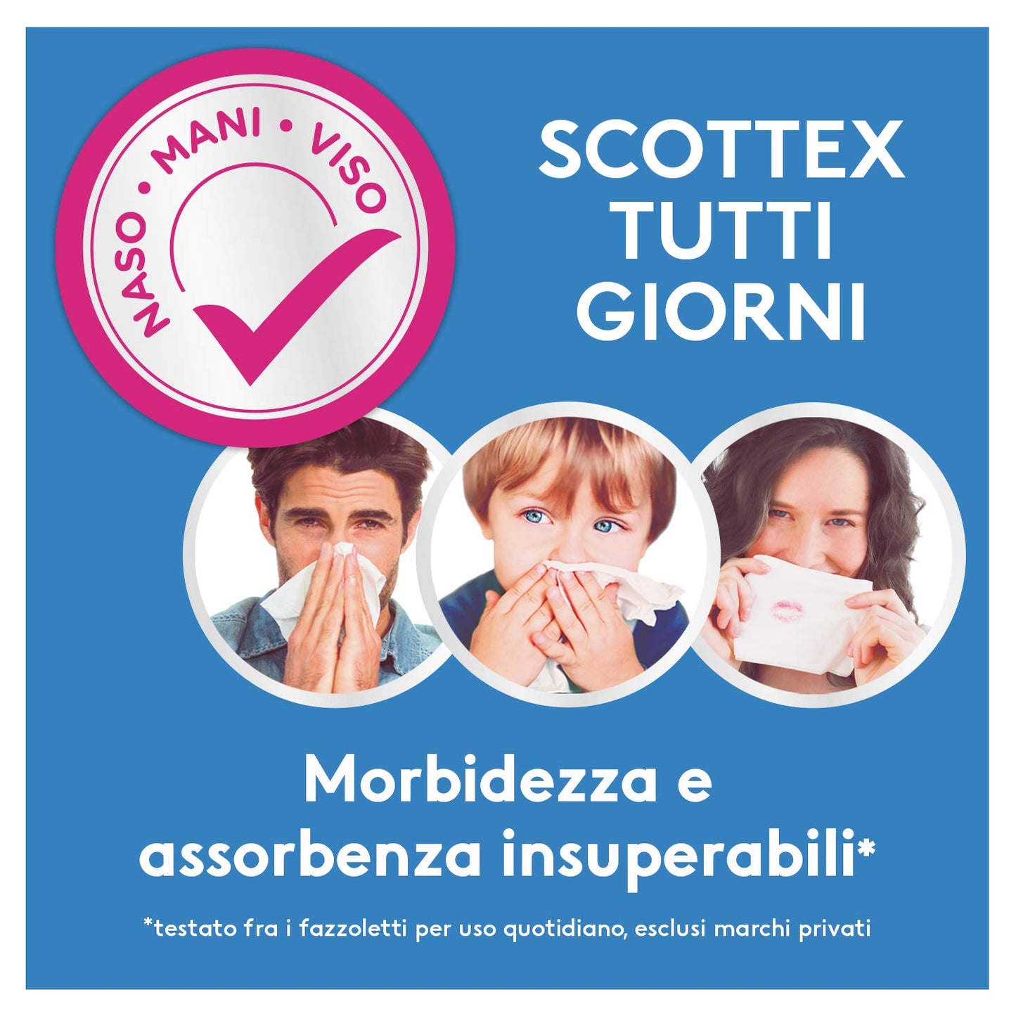 Scottex Tutti i Giorni, Fazzoletti di carta, Prodotto in Italia, Con Carta certificata FSC, 56 Pacchetti