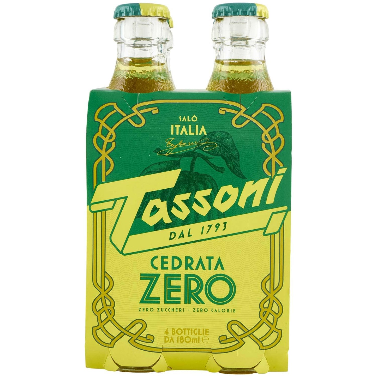 Tassoni Cedrata Zero, 4 x 720ml