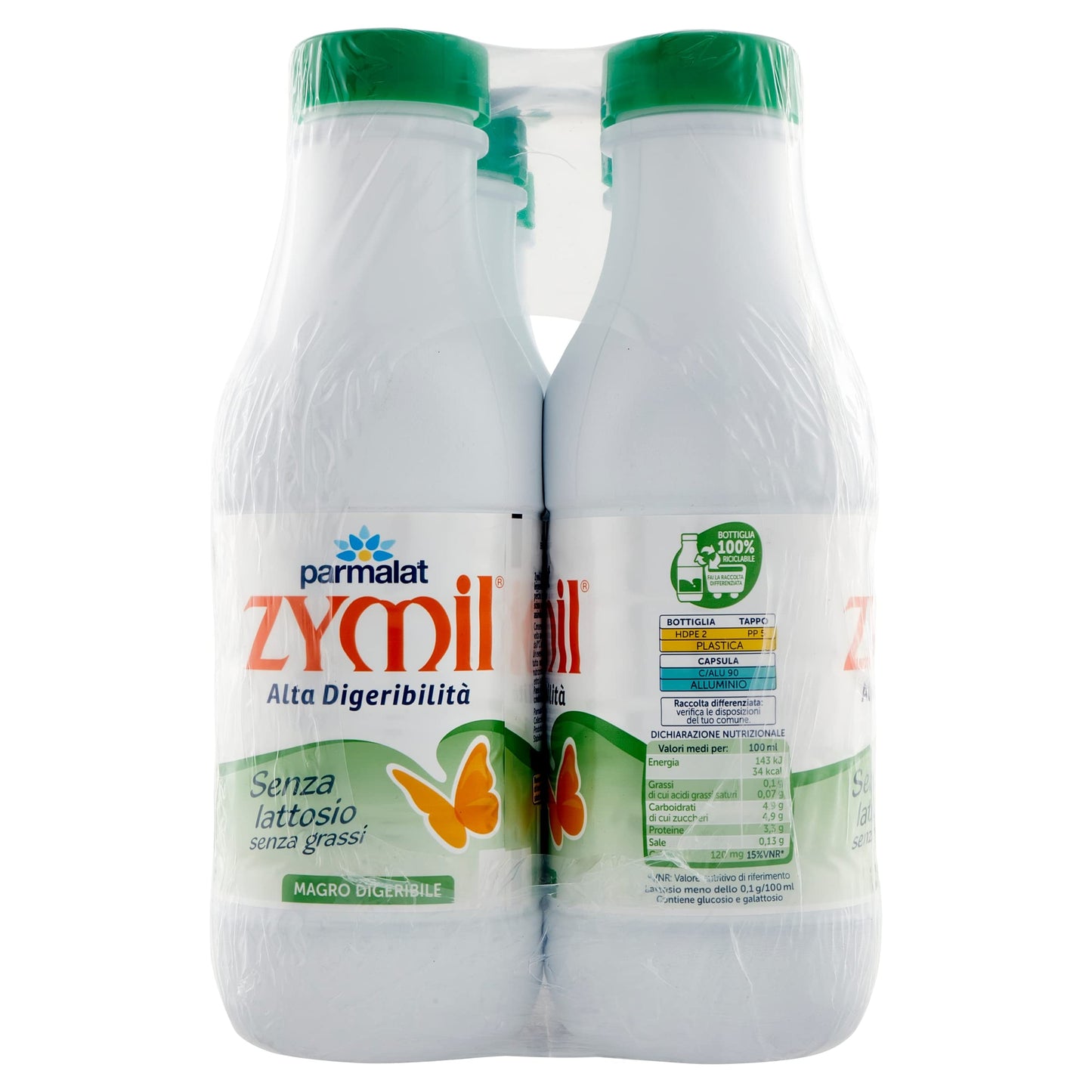 Zymil Latte UHT Scremato - Magro Digeribile - 6x1 lt