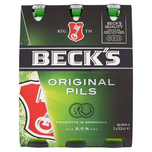 Beck's Birra Bottiglia, 3 x 330ml