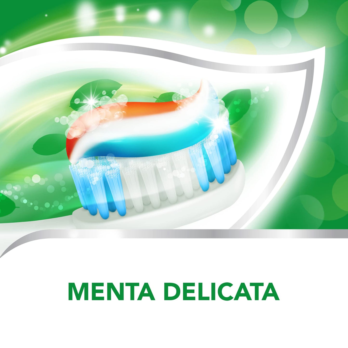 Aquafresh Dentifricio Tripla Protezione, Denti Forti, Gengive Sane, Smalto Rinforzato, Alito Fresco, Gusto Menta Delicata, Pacco da 12x75ml