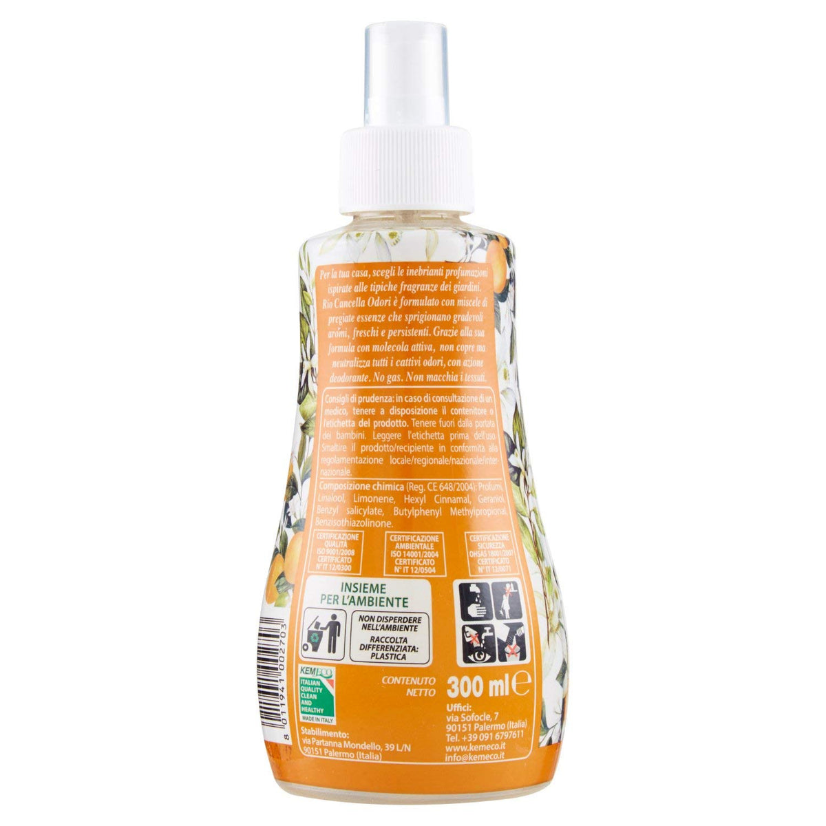 RIO BUM BUM ELIMINA OD.ZAGARA TESSUTI SPRAY