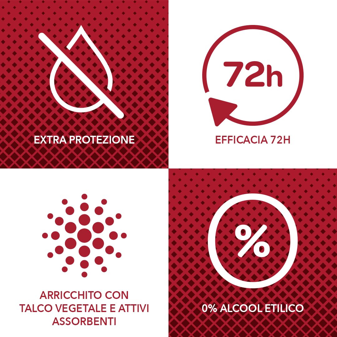 Borotalco, Deodorante Uomo Spray Asciutto, Formula Senza Alcool con Talco Assoluto, Assorbe il Sudore, Profumo Ambrato, 72h di Efficacia - 1 Flacone da 150 ml