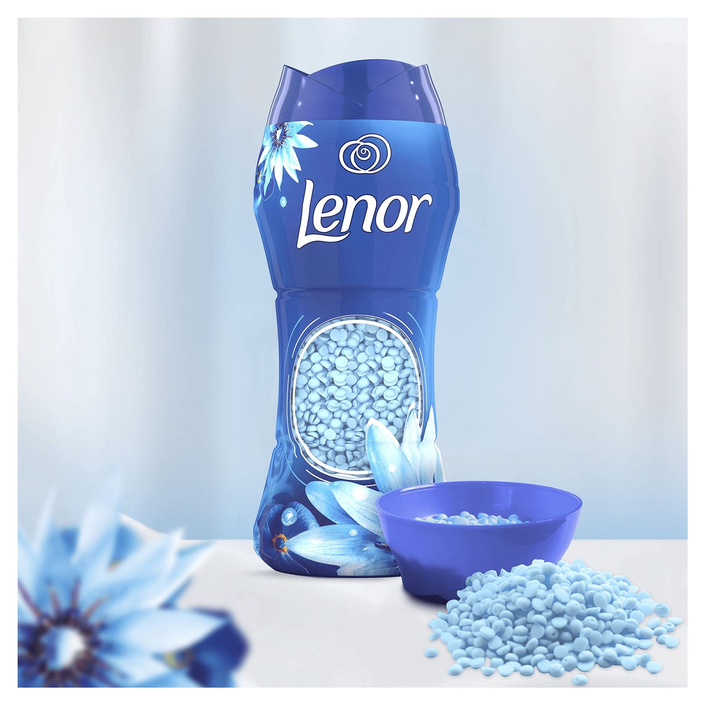 Lenor Profumo Di Biancheria Di Perle, Vola D'aria Fresca, 16 Lavaggi (224g), Per Vento Di Freschezza E Pulizia Lavaggio Dopo Lavaggio, Freschezza Non stop fino a 12 Settimane di Stoccaggio