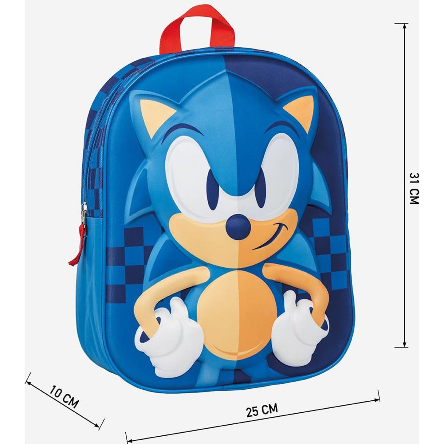 CERDÁ LIFE'S LITTLE MOMENTS Zaino 3D per Bambini Sonic, Unisex Kids, Blu, Regular