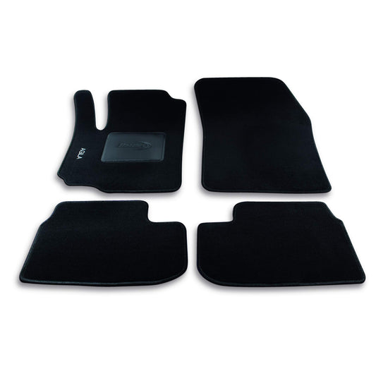 Bottari 39070 Set Tappeti Auto su Misura in Moquette, Nero, 4 Pezzi