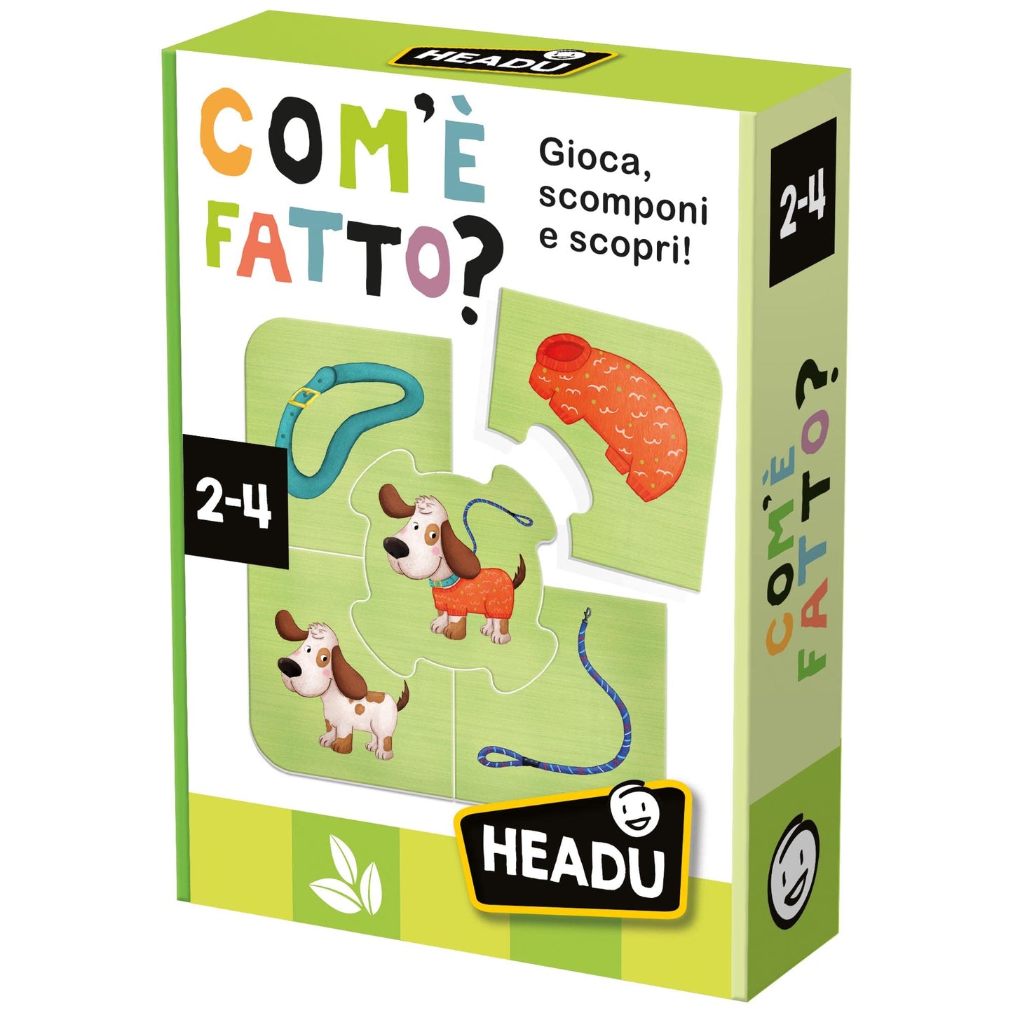 Headu Com'È Fatto Gioca Scomponi E Scopri It54921 Gioco Educativo Per Bambini 2-4 Anni Made In Italy