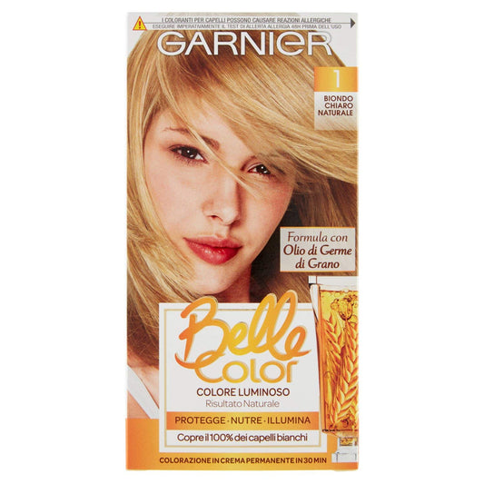 Garnier Belle Color Colorazione Permanente, 1 Biondo Chiaro
