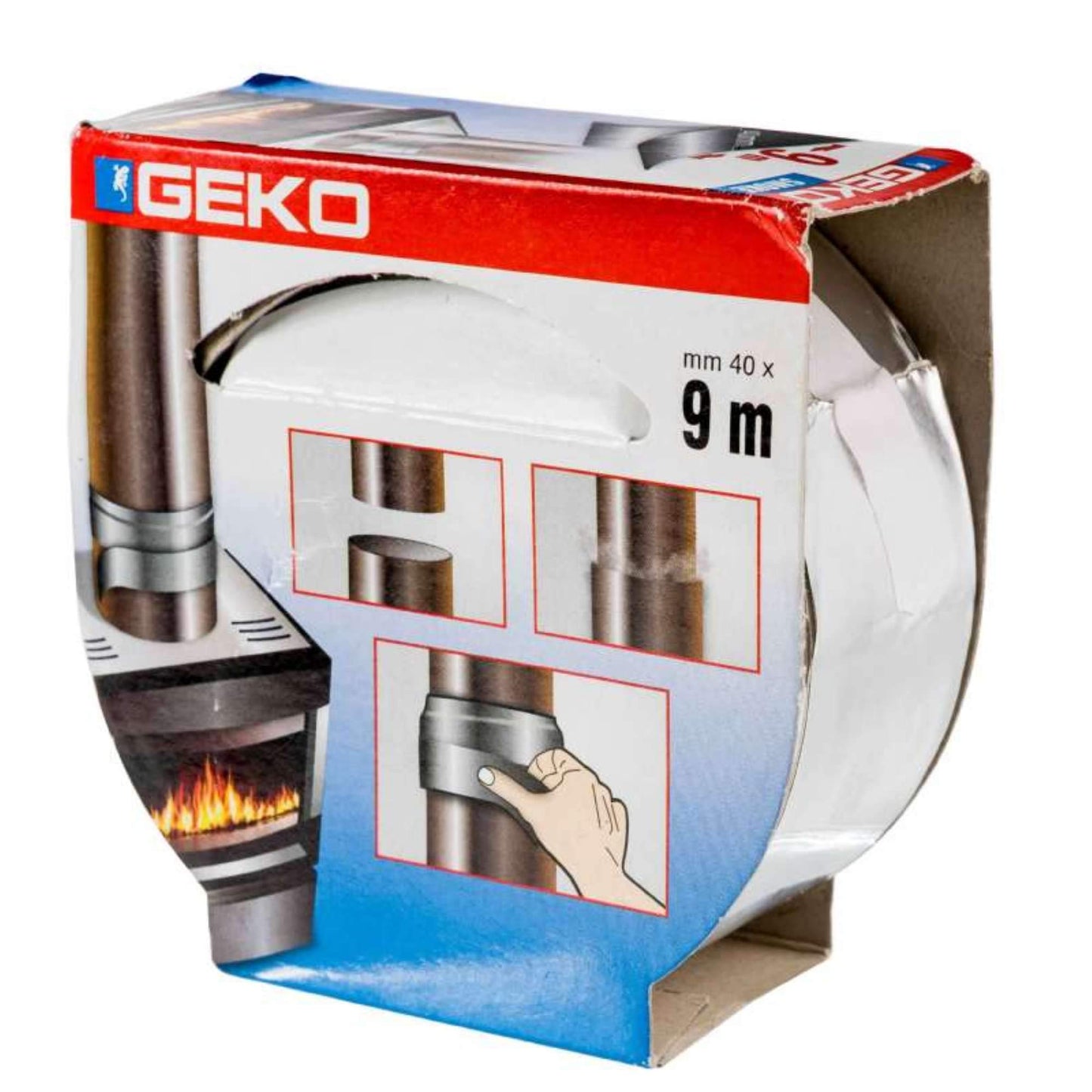 NASTRO ALLUM.ADES.ALTE TEMP.MM.40XMT.9 SILVER