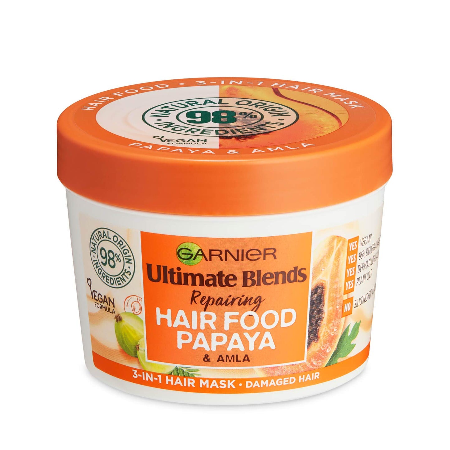 Garnier, Fructis - Nutriente per capelli alla papaya, 390 ml