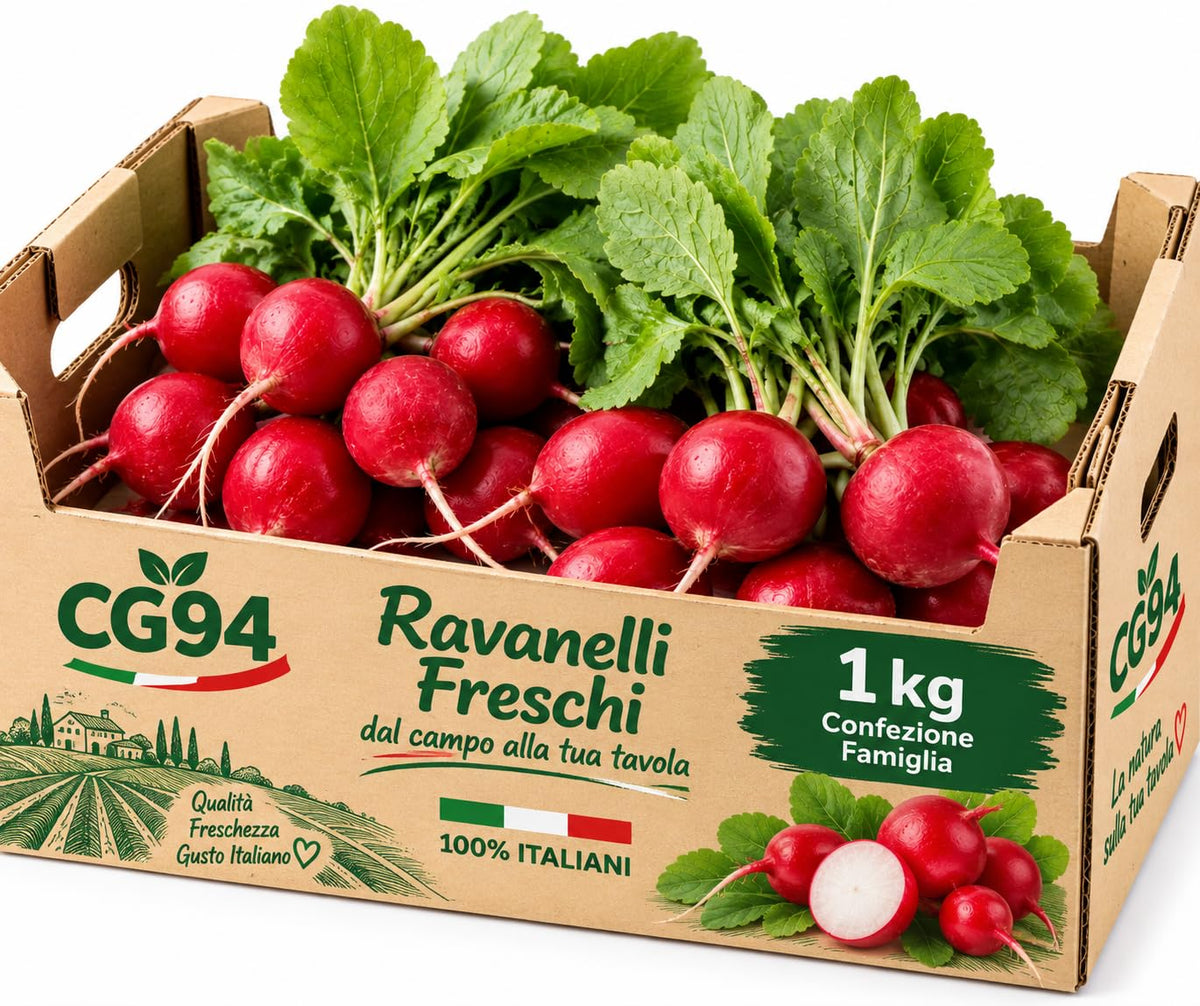 CG94 Ravanelli Rossi Freschi 1 kg Croccanti e Selezionati