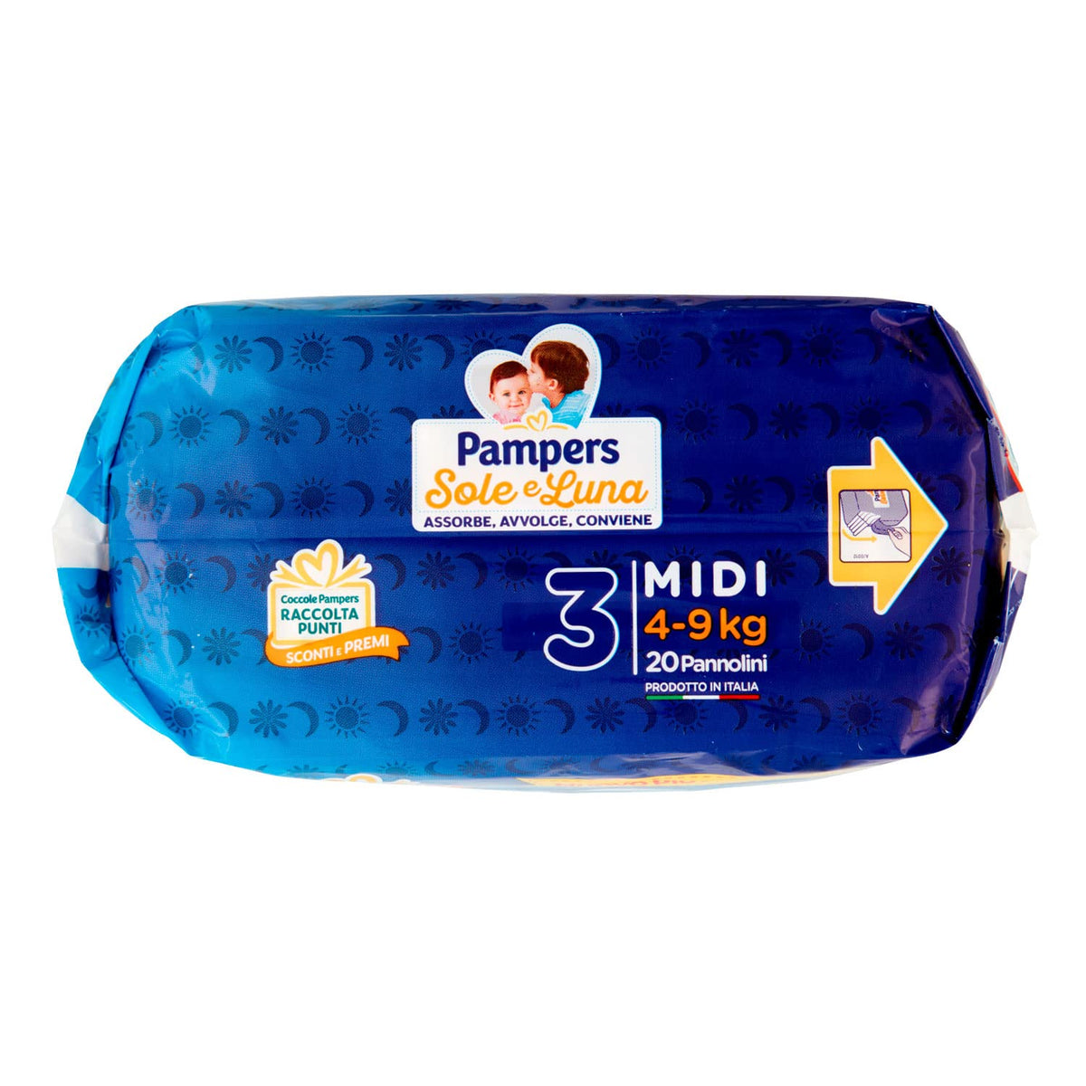 PAMPERS SOLE E LUNA MIDI x20