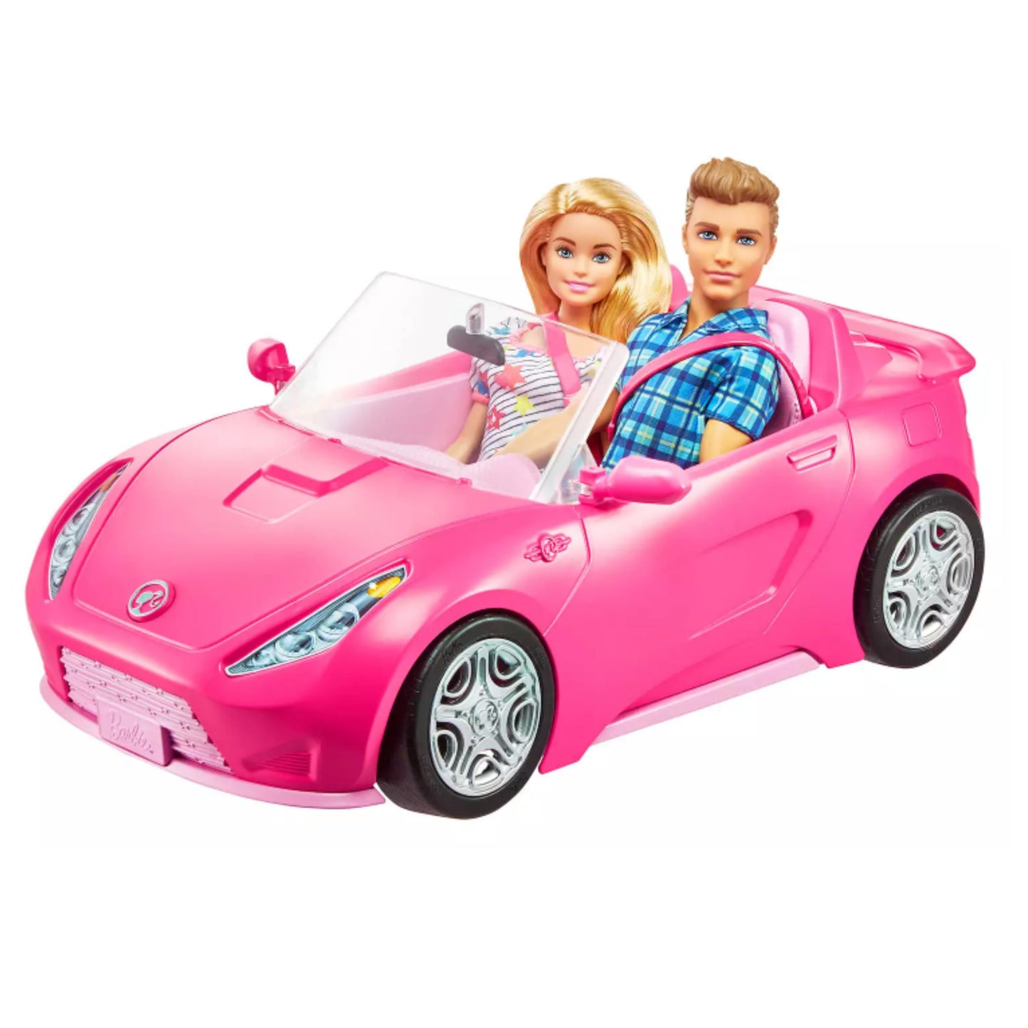 Mattel - Set Barbie + Ken + Auto Cabrio + Armadio (Accessori Non Inclusi)