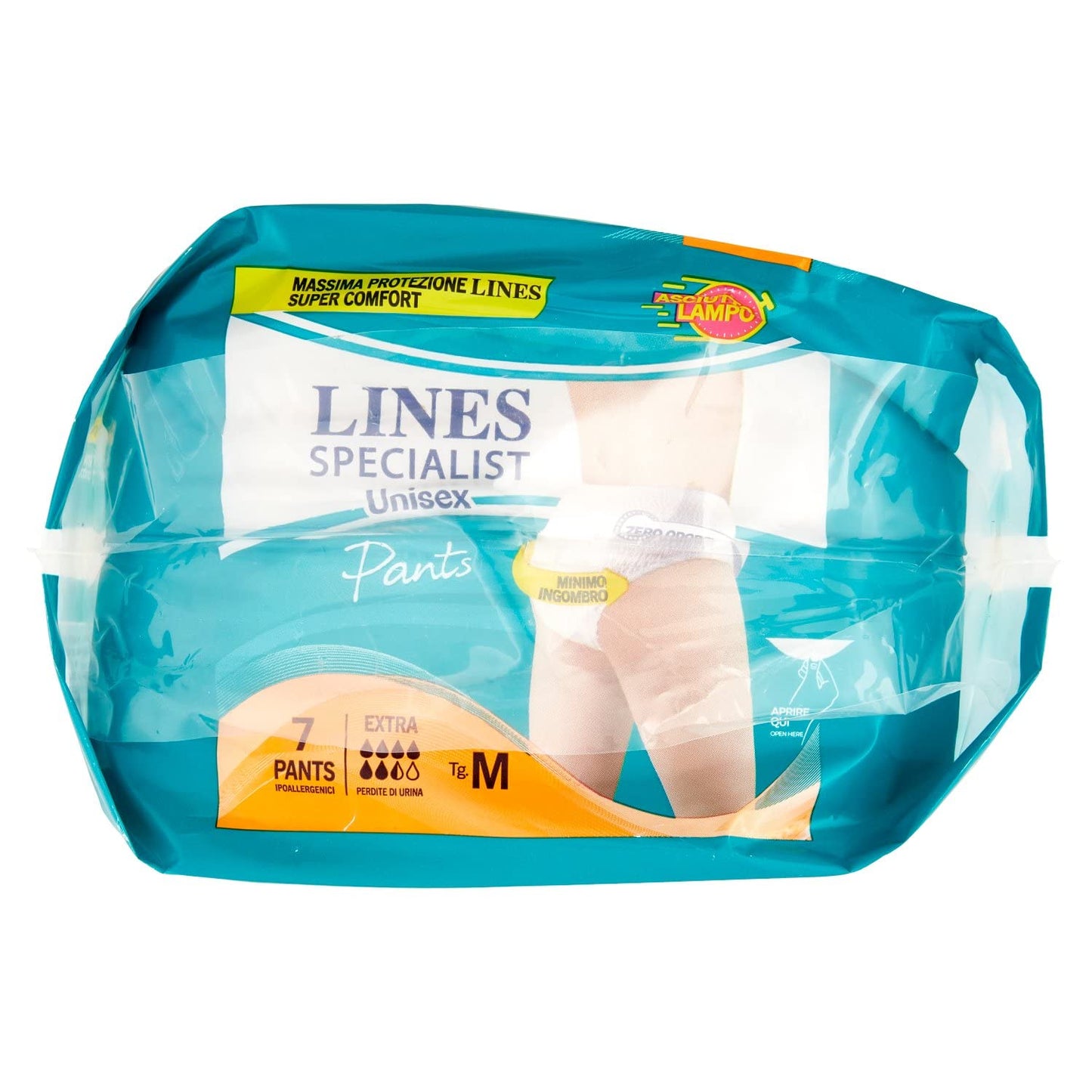 Lines Specialist Pants Unisex Extra, Pannoloni per Incontinenza, Taglia M, Confezione da 7 Pezzi