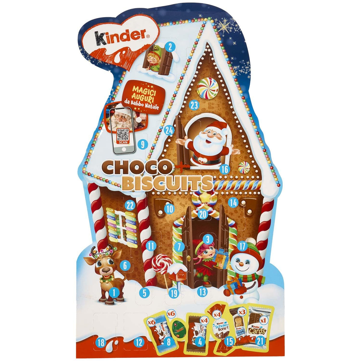 Kinder Cal.Avv.Kinder Biscotti, 198g