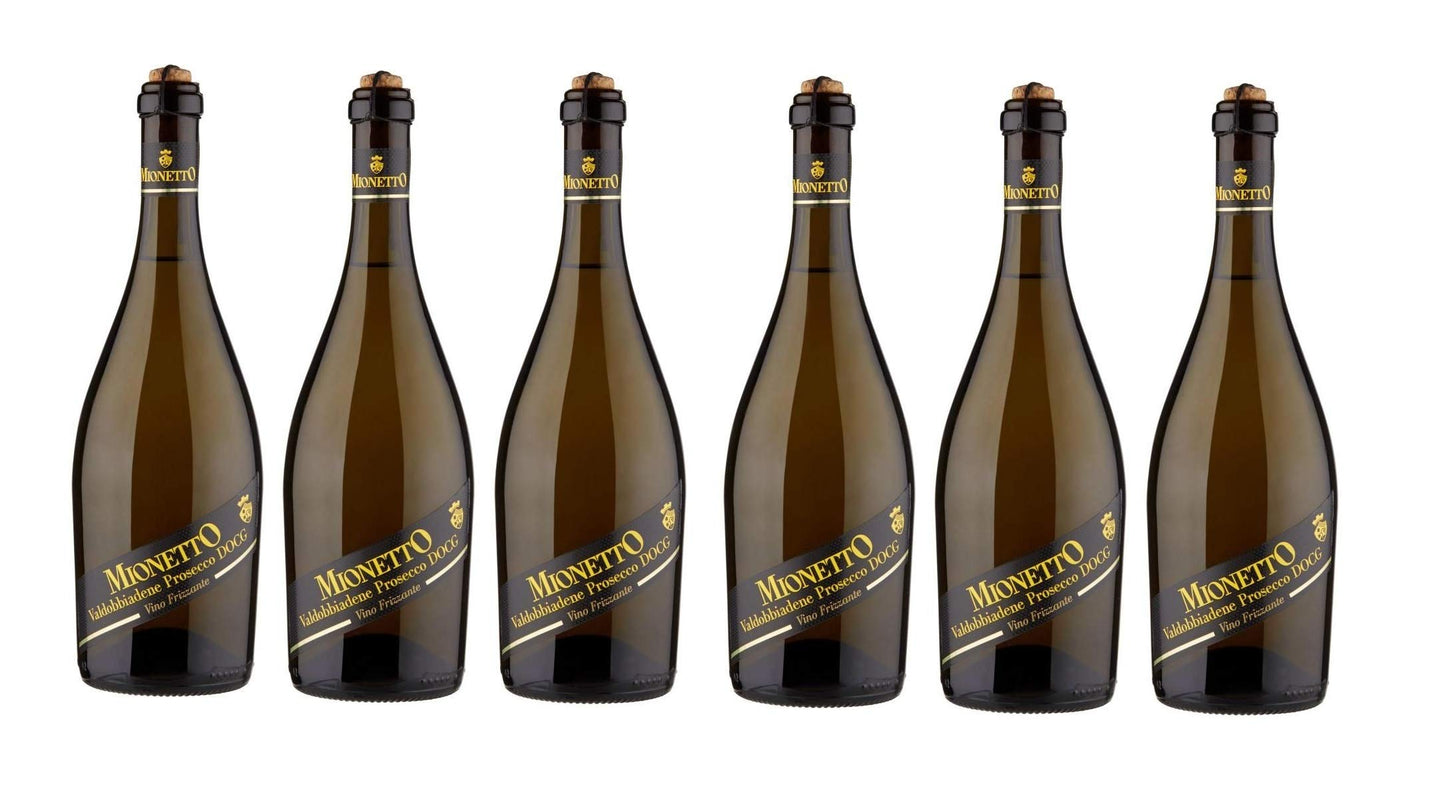 - 6 BOTTIGLIE - Mionetto Prosecco Valdobbiadene DOCG 750ml