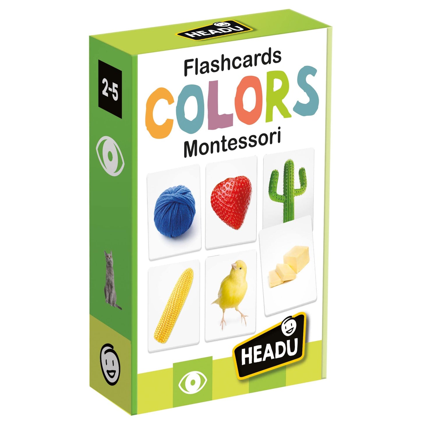 Headu Flashcards Colors Montessori Tutti I Colori Per I Più Piccoli Mu27859 Gioco Educativo Per Bambini 2-5 Anni Made In Italy