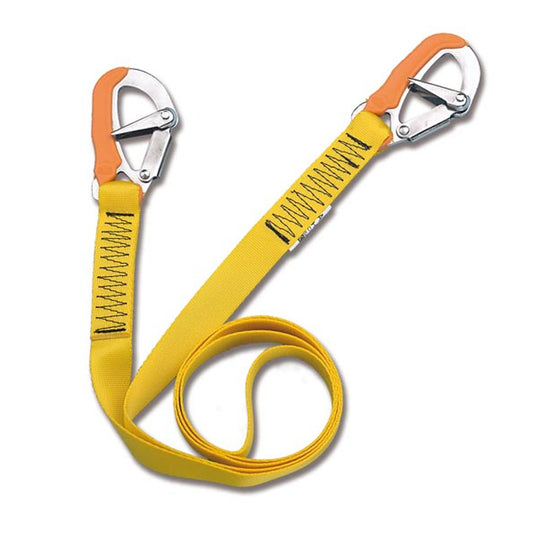 Cinghia Aggancio Provvista di Due Moschettoni Omologata CE Tenuta kg: 2000 L cm: 200