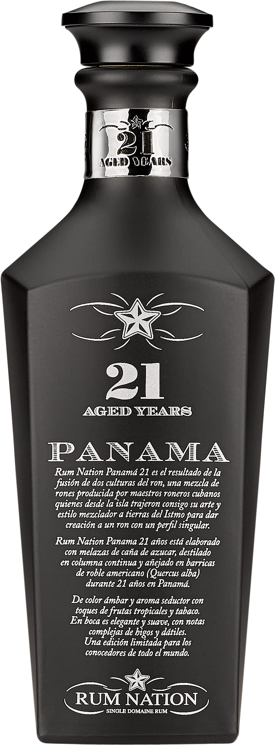 Rum Nation Panama 21 Years Old Black Edition 43% Vol. 0,7l in Giftbox