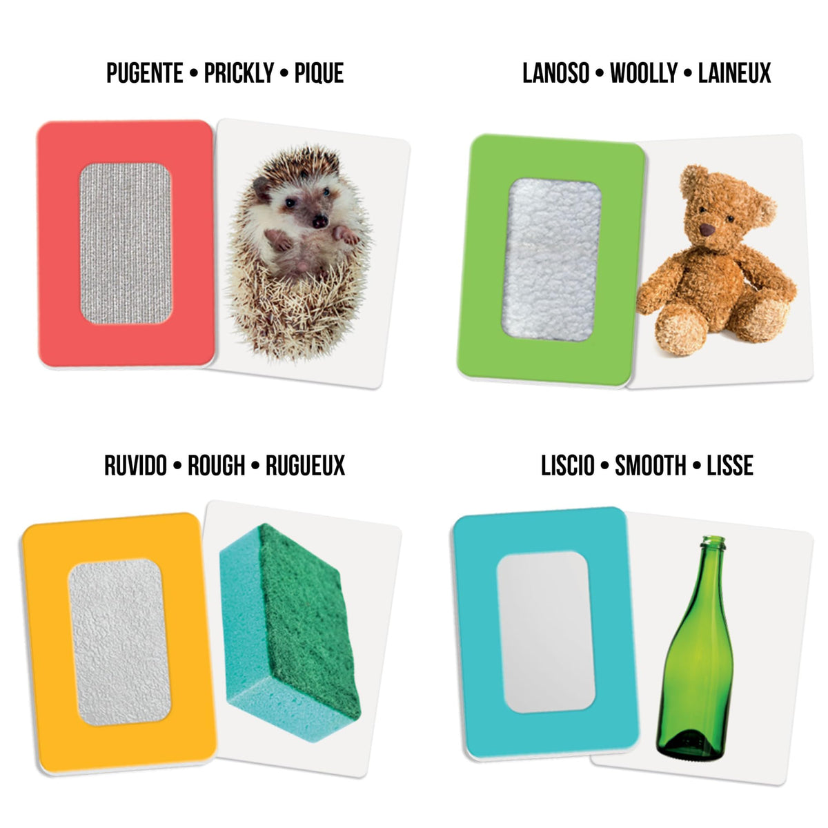 Headu Flashcards Tactile Montessori Osserva Tocca E Senti