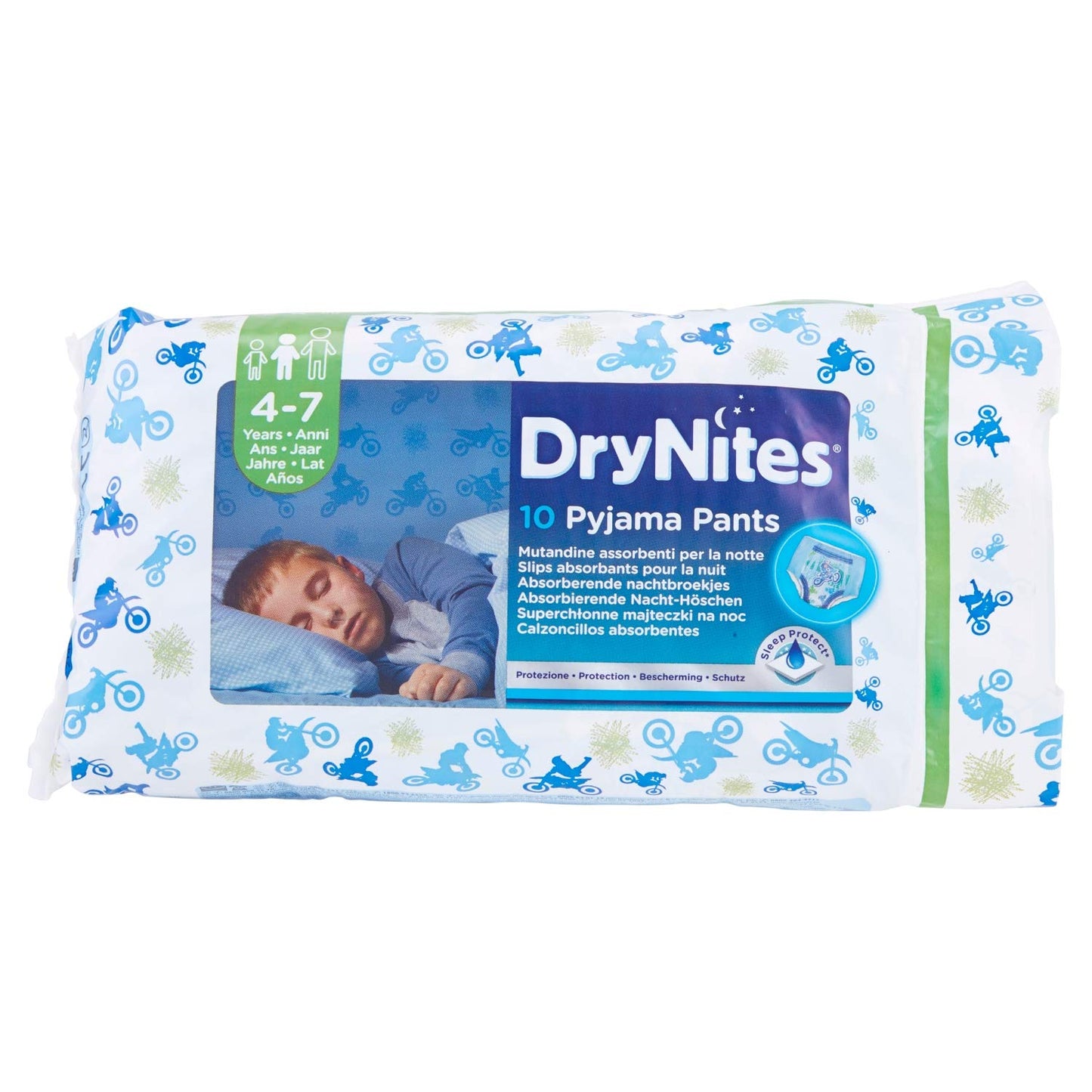 DryNites 10 Pyjama pants 4-7 anni maschio