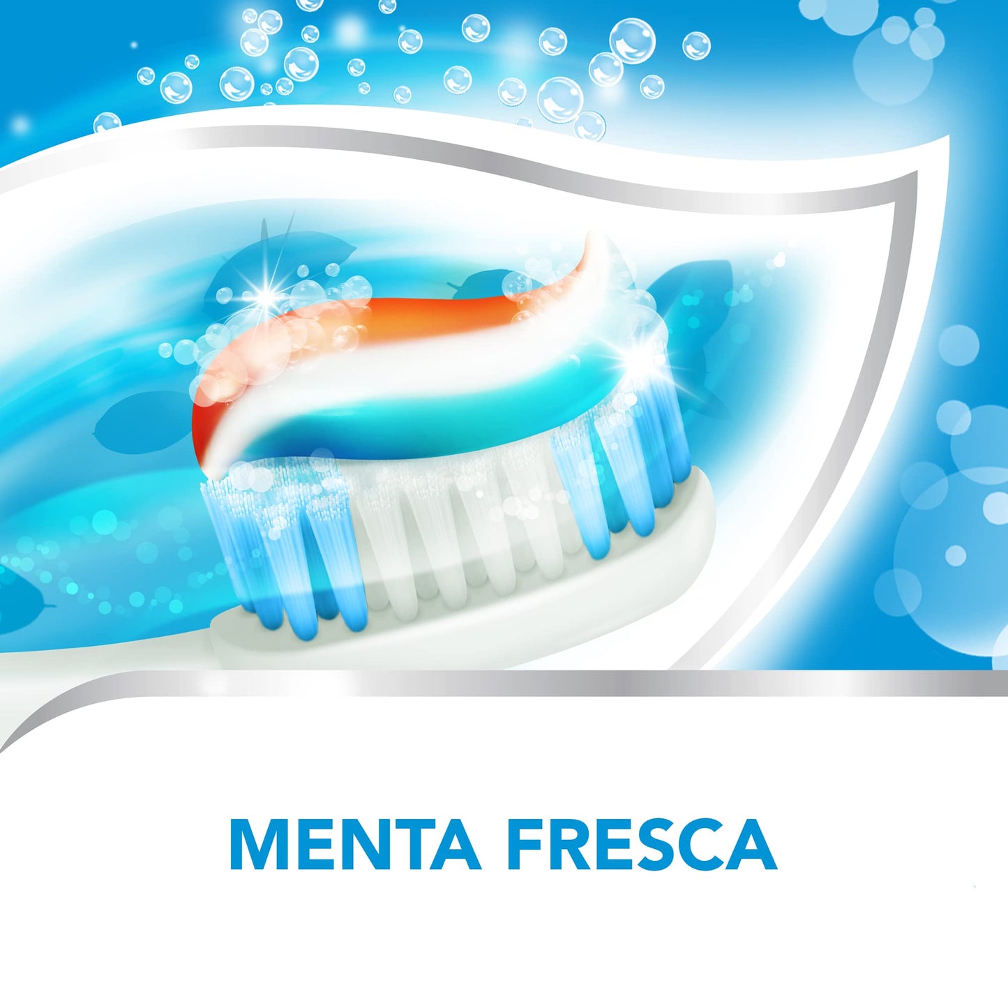 Aquafresh Tripla Protezione, Dentifricio 3 in 1 per tutta la Famiglia, Denti Forti, Gengive Sane, Alito Fresco, Gusto Menta Fresca, pacco da 2 x 75ml