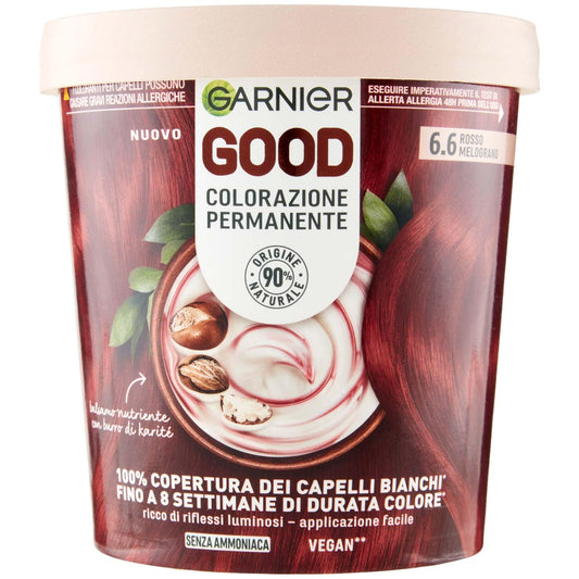 Garnier Tinta Capelli Good Rosso Melograno, 1pz