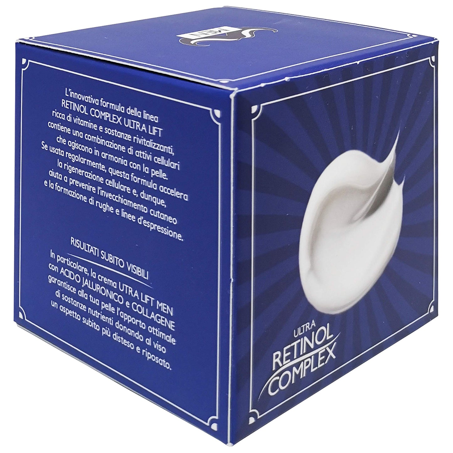 RETINOL COMPLEX CREMA VISO ANTI-AGE ANTIETA' UOMO MEN ACIDO JALURONICO E COLLAGENE 50ML