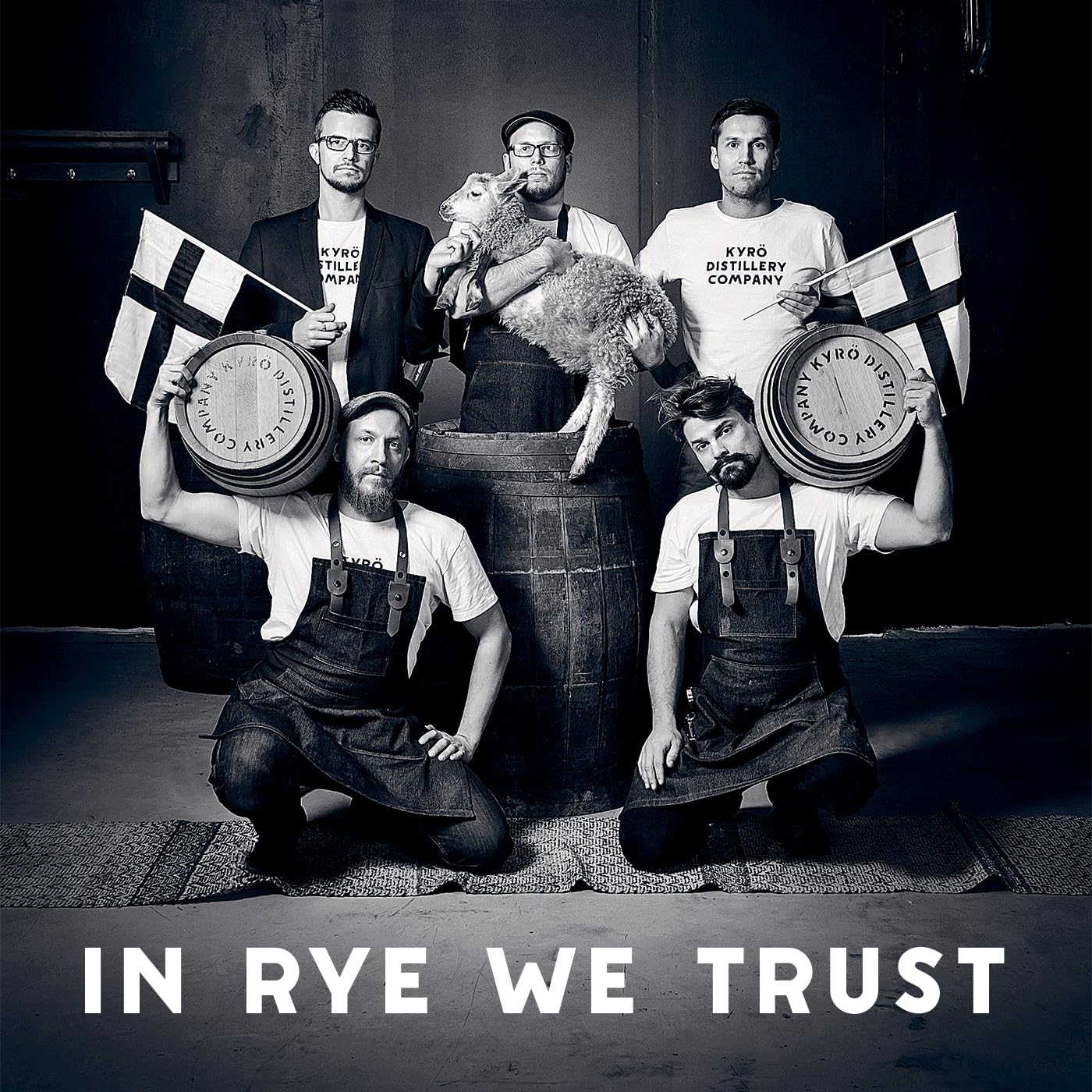 Kyrö - Gin Finlandese, Distillato di Segale con Aggiunta di 20 Botaniche, Senza Glutine, Bottiglia in Vetro da 500 ml