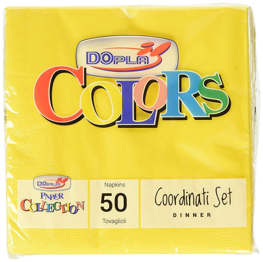 Dopla Tovaglioli 2Veli 33X33 X50 Gialli
