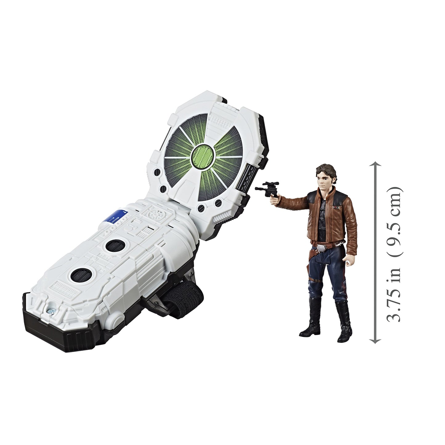 Star Wars Hasbro Kit Base Starter Set con Han Solo (Force Link 2.0), Multi-Colour, E0322103 (Lingua Italiano)