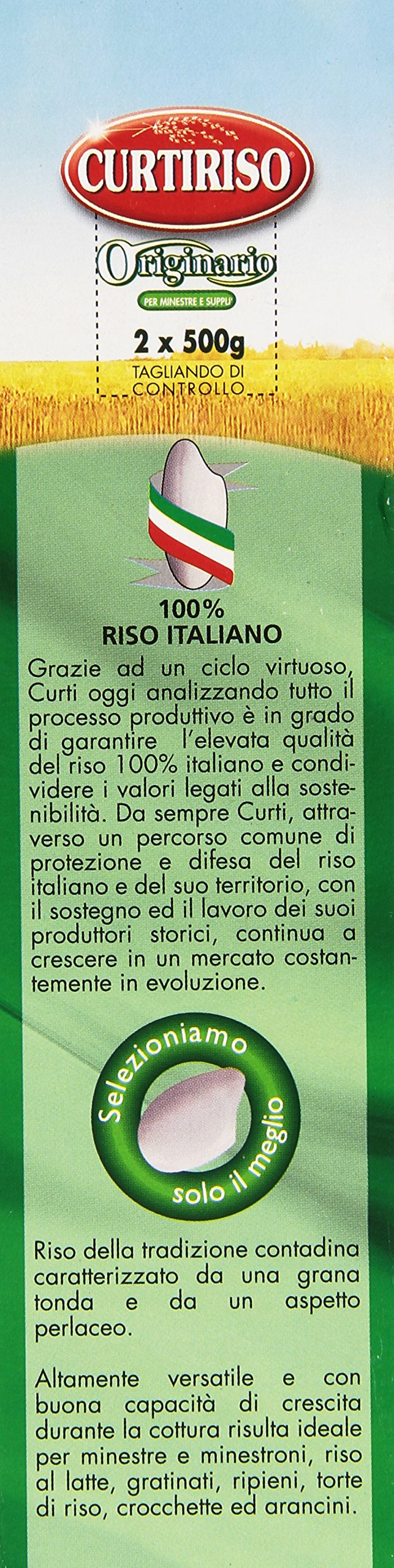 Curtiriso - Riso Originario per Minestre e Supplì - 5 confezioni da 1 kg [5 kg]
