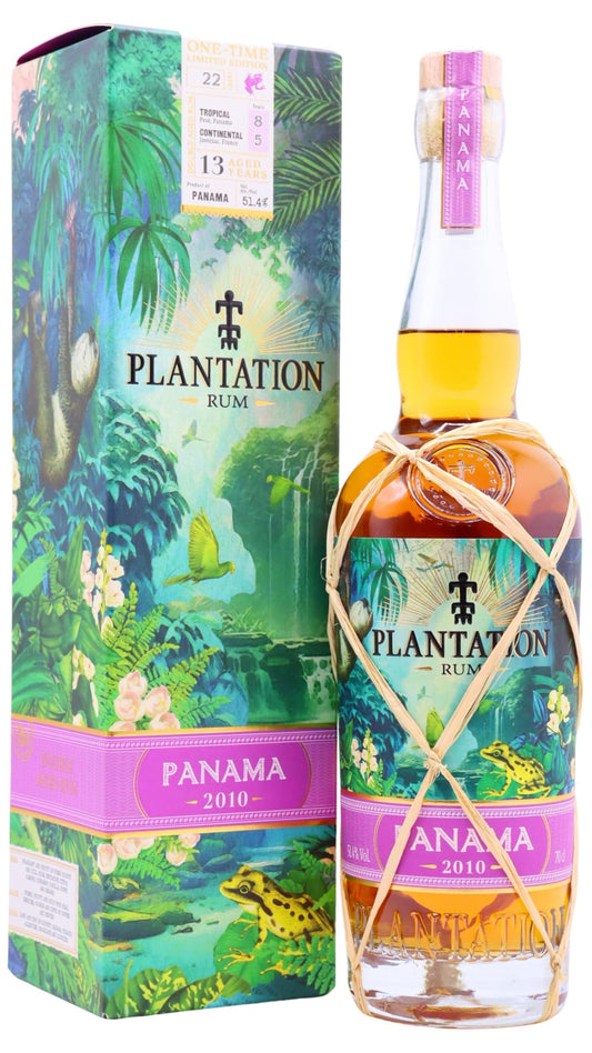 Plantation Rum PANAMA 2010 Terravera One-Time Limited Edition 51,4% Vol. 0,7l in Giftbox